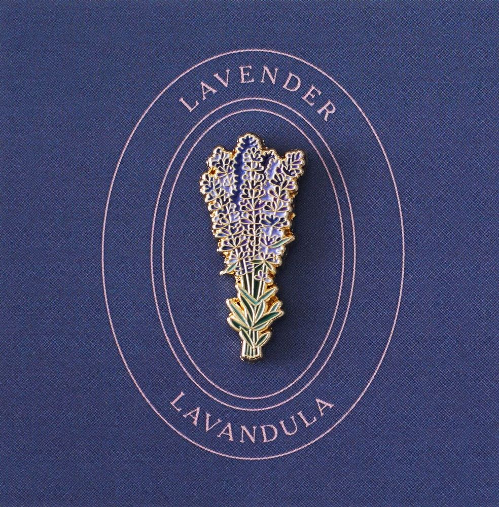 Brooches - Pin Lavender - PINPINPIN.IT
