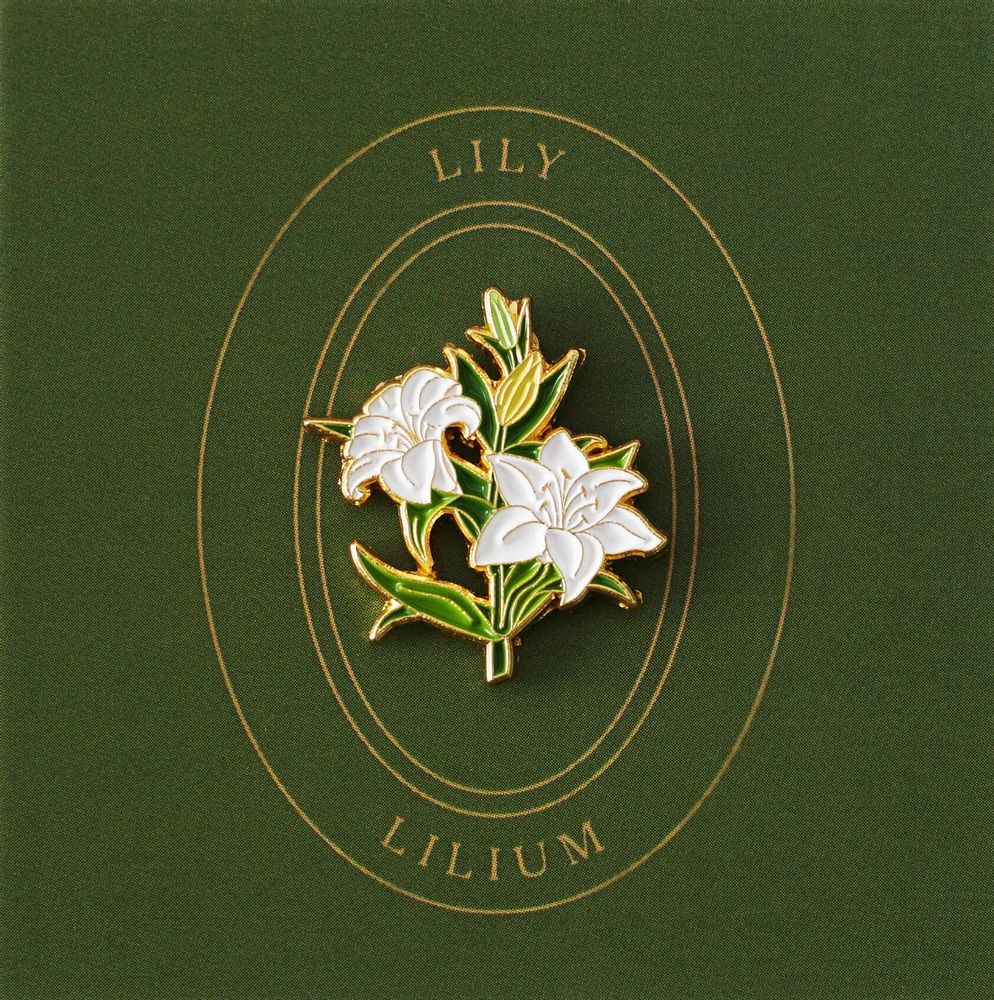 Brooches - Pin Lily - PINPINPIN.IT