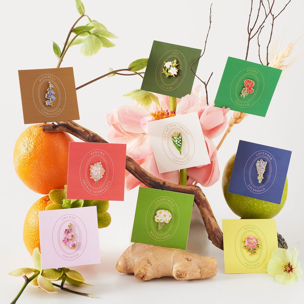 Brooches - Pin Lily of the valley - PINPINPIN.IT