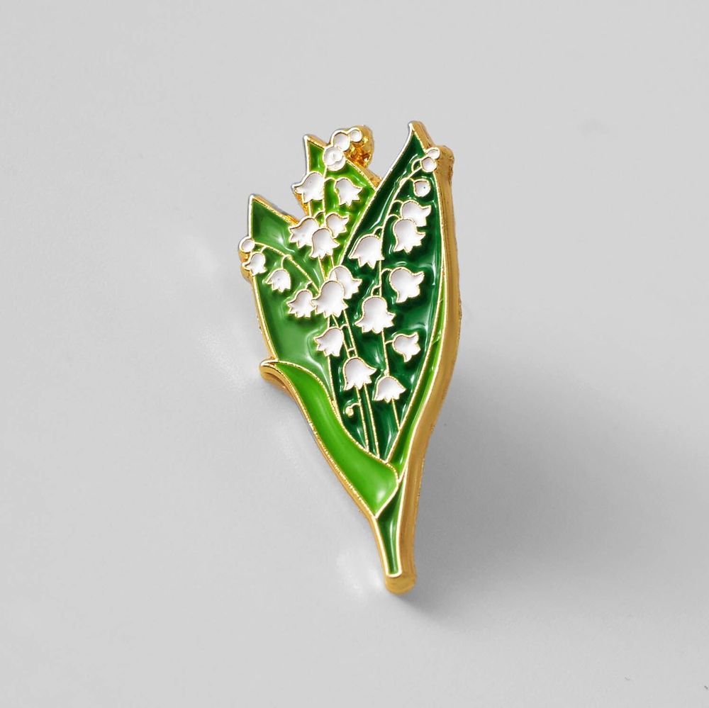 Brooches - Pin Lily of the valley - PINPINPIN.IT