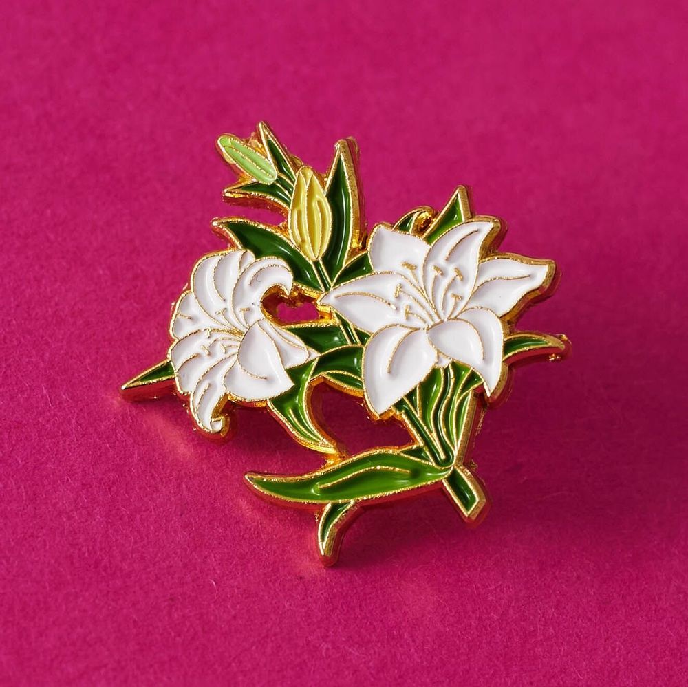 Brooches - Pin Lily - PINPINPIN.IT