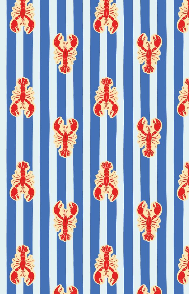 Wallpaper - Wallpaper No. 726 - Lobster Parade 🦞 - WELLPAPERS