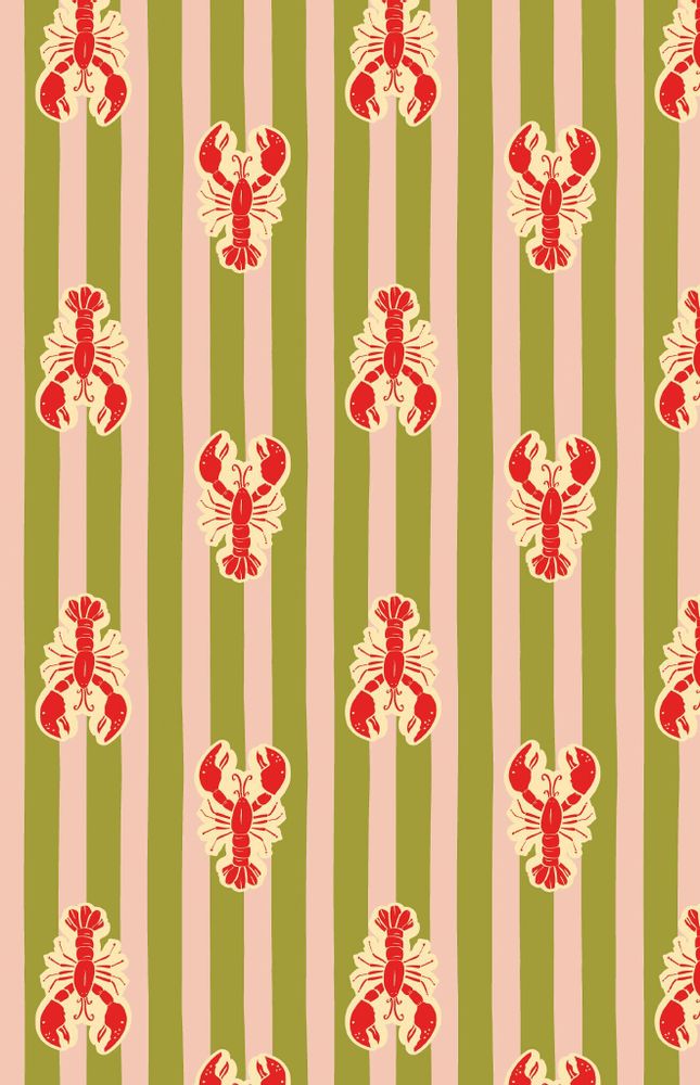 Wallpaper - Wallpaper No. 726 - Lobster Parade 🦞 - WELLPAPERS