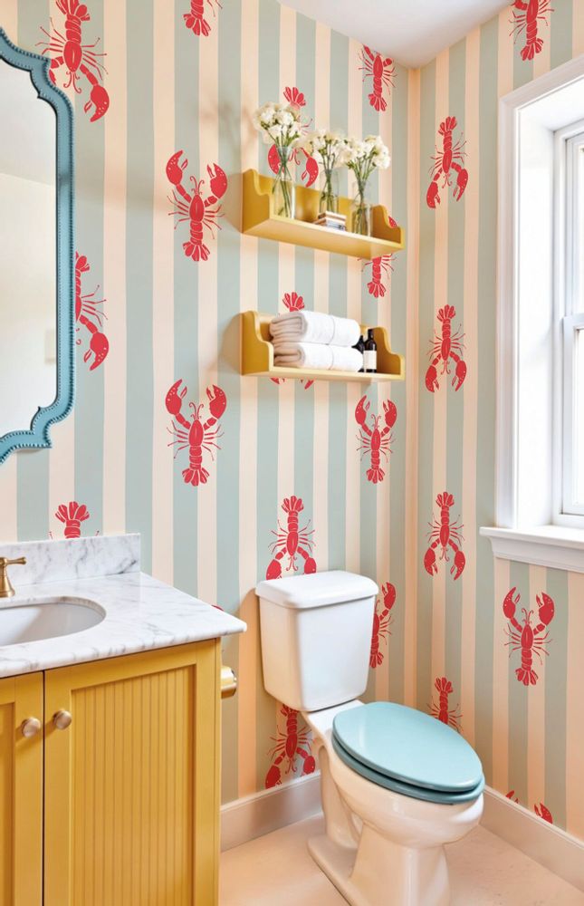 Wallpaper - Wallpaper No. 726 - Lobster Parade 🦞 - WELLPAPERS