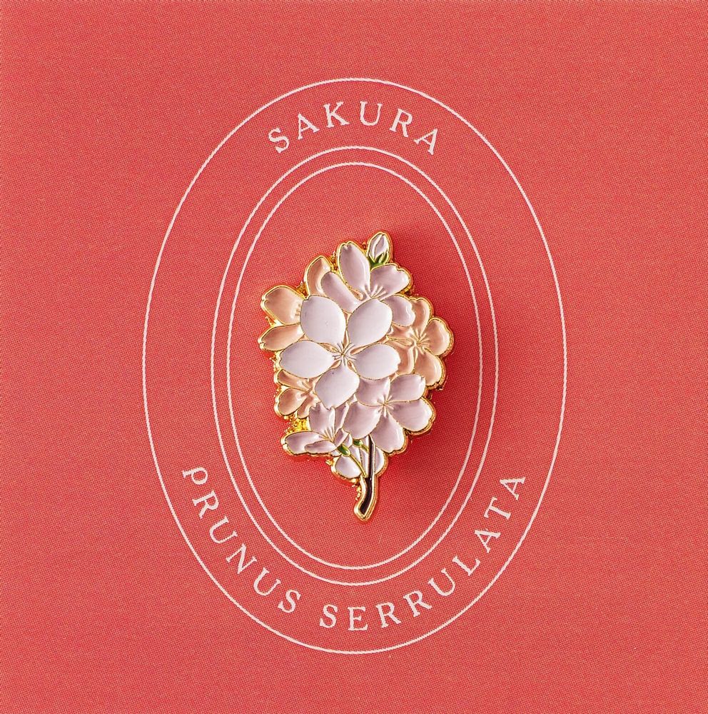 Brooches - Pin Sakura - PINPINPIN.IT