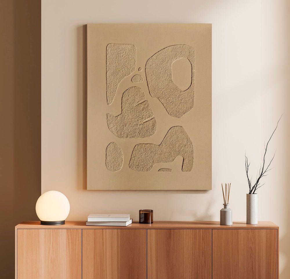 Paintings - « Bay 6 » Series of handmade textured abstract paintings - MATISS ART STUDIO