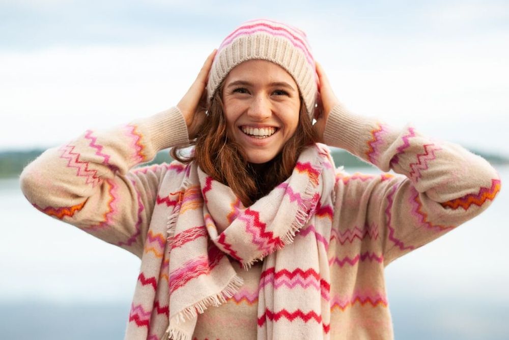 Foulards et écharpes - Cashmere Scarf, Pullover & Beanie Fair Isle - CUTE STUFF GMBH