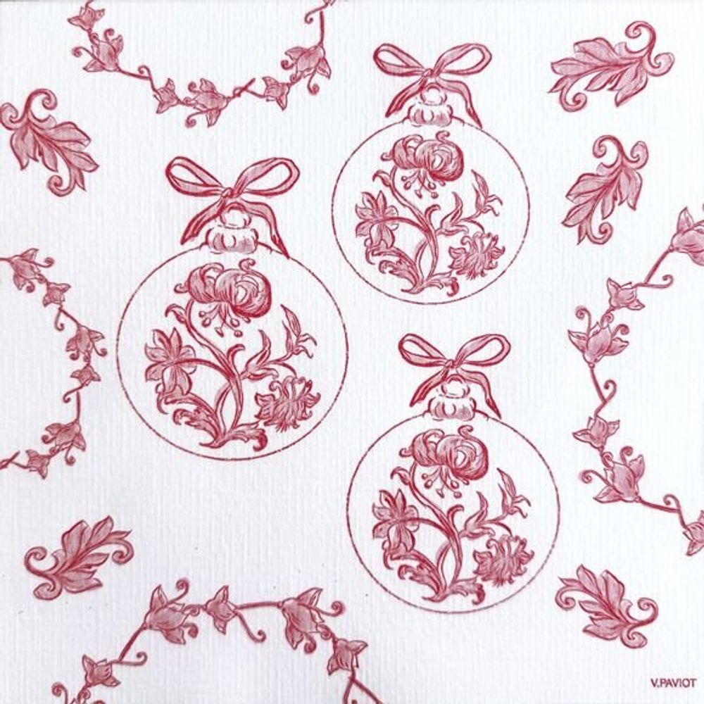 Napkins - BAROQUE BALL - FRANÇOISE PAVIOT