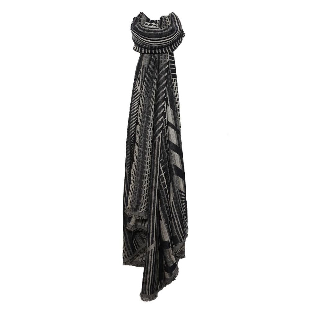 Foulards et écharpes - Echarpe en laine CHARLEMAGNE myrtille - MONSIEUR CHARLI