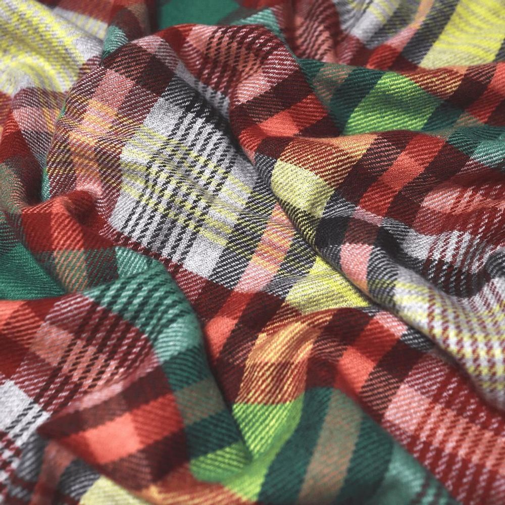 Foulards et écharpes - Echarpe en acrylique et laine LARGO jaune - MONSIEUR CHARLI