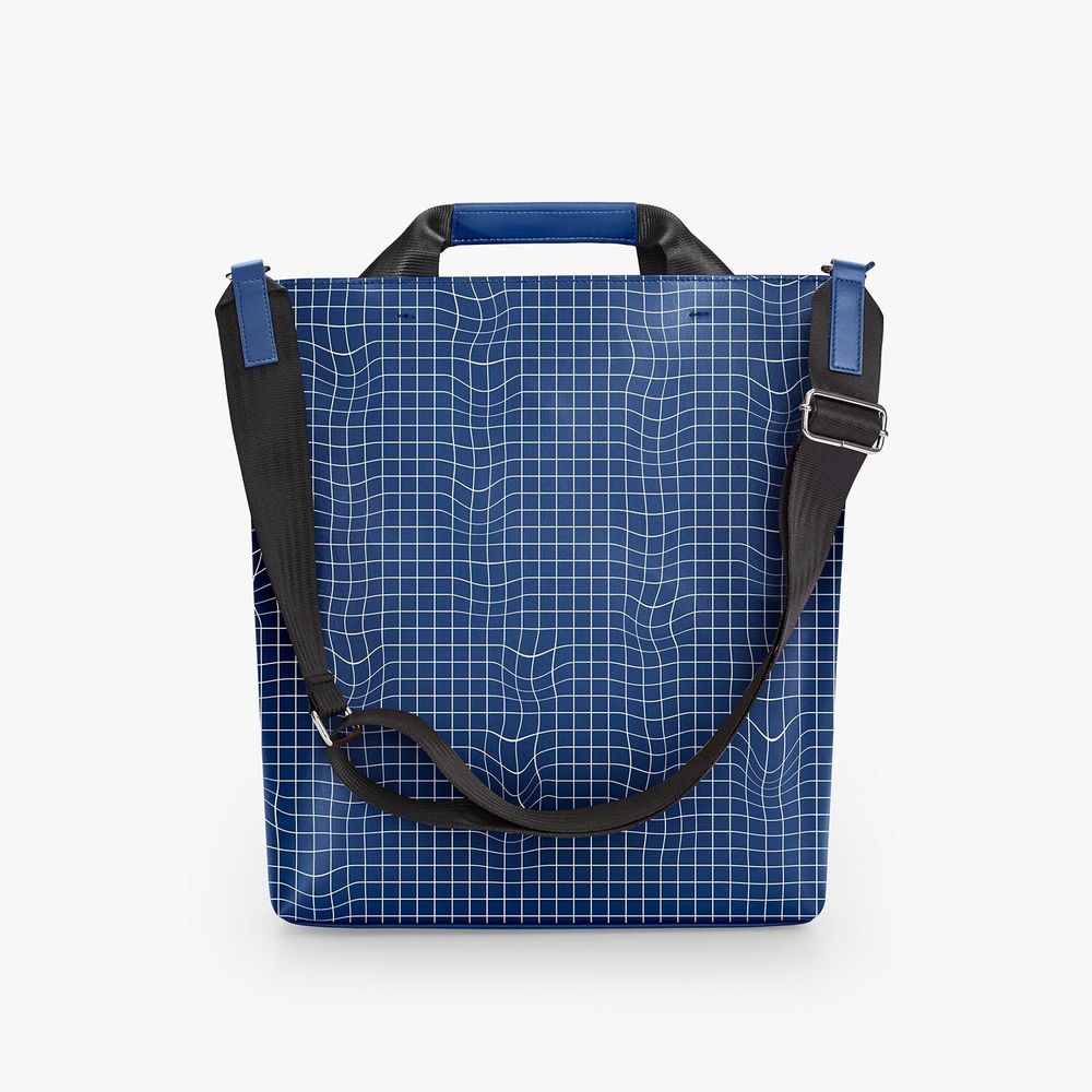 Sacs et cabas - TOTE BAG QUADRETTI - COULEUR MATE - 959NINEFIVENINE