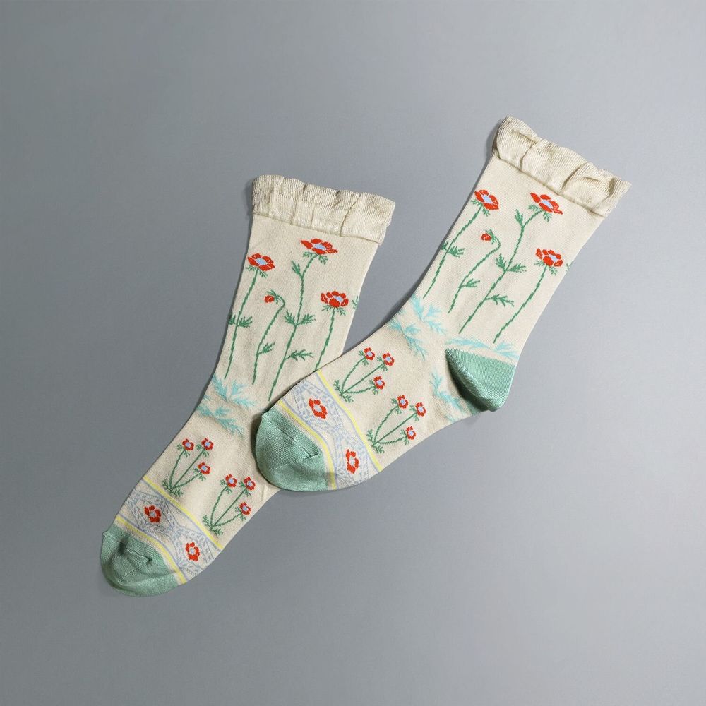 Chaussettes - anemone - KURI BOTELLA