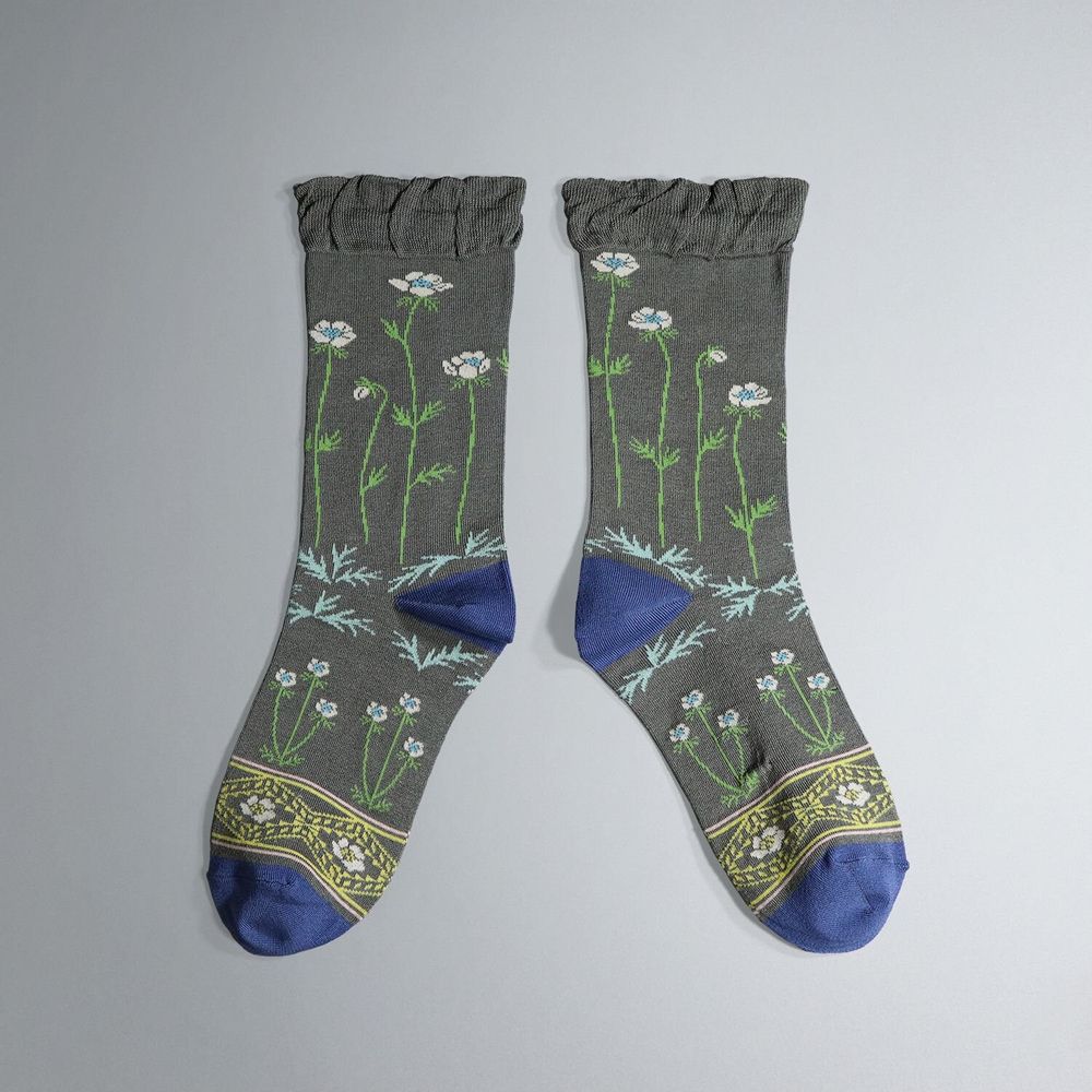 Chaussettes - anemone - KURI BOTELLA