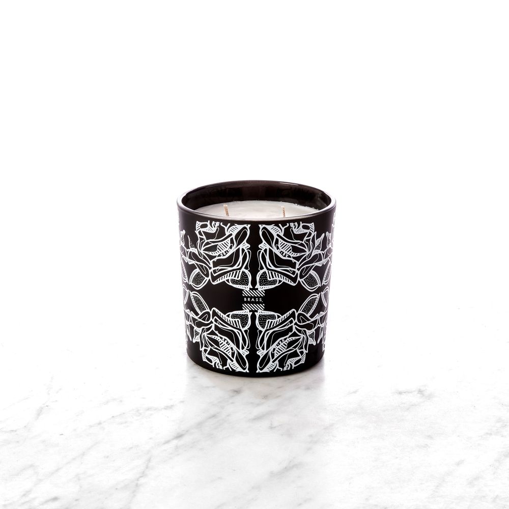Candles - Black Fololo scented candle - Design by BRASS - ARTDECORIS
