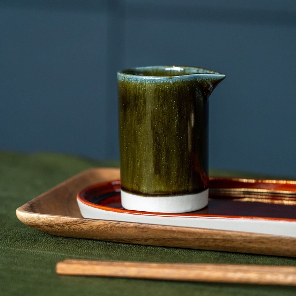 Platter and bowls - Tray ellipse stoneware - KINTA