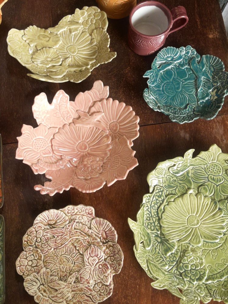 Platter and bowls - Petals & Flora Collection - LAMUNLAMAI. CRAFTSTUDIO