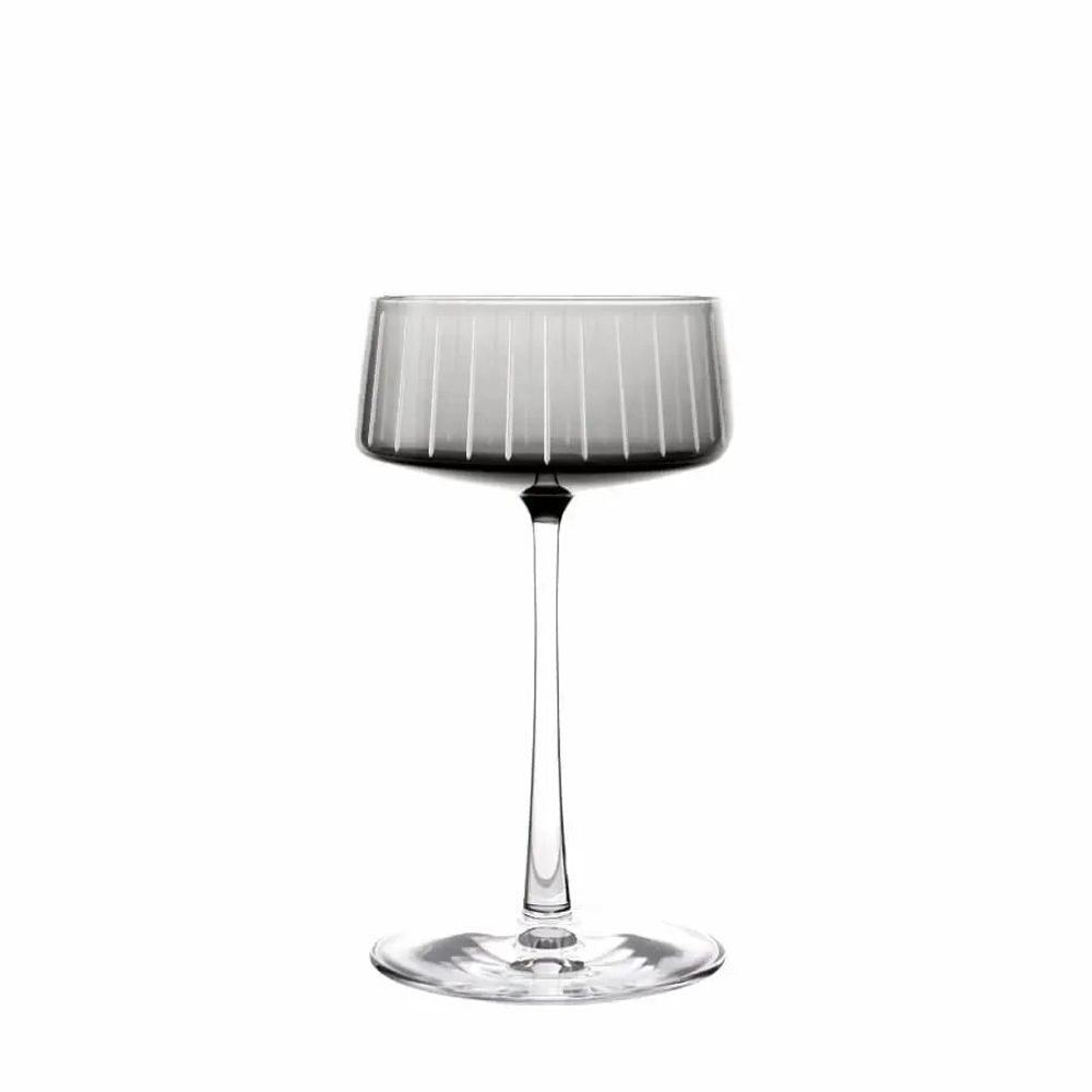 Verres - Vida Linea Verre à champagne coloré Gris - 1 pièce 230 ml - PEKALLA CRISTAL GLASS