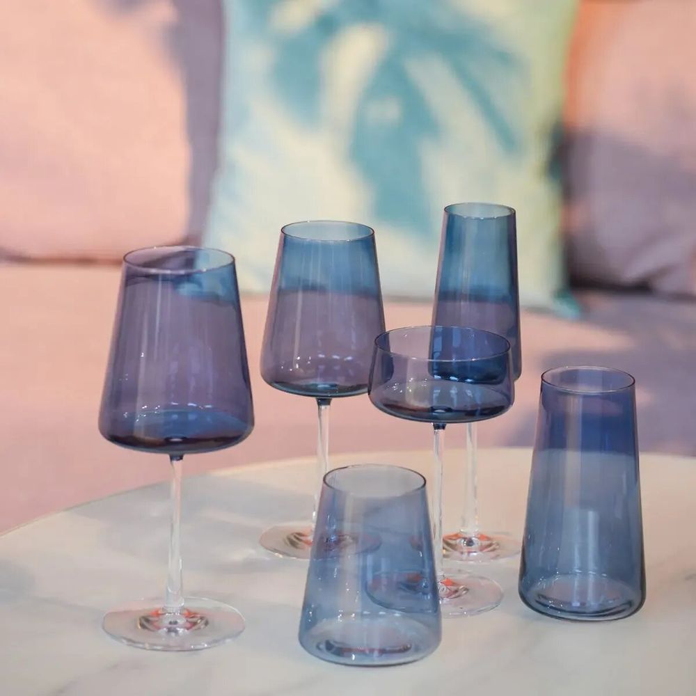 Verres - Vida Verre coloré à cocktails / eau / boissons Mist - 6 pièces 450 ml - PEKALLA CRISTAL GLASS