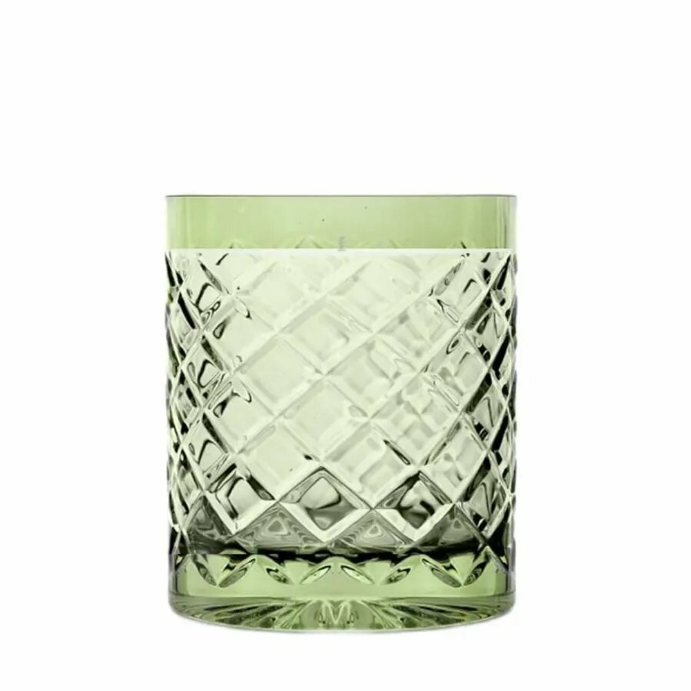 Bougeoirs et photophores - Iris Olive Bougie parfumée en soja en cristal - PEKALLA CRISTAL GLASS