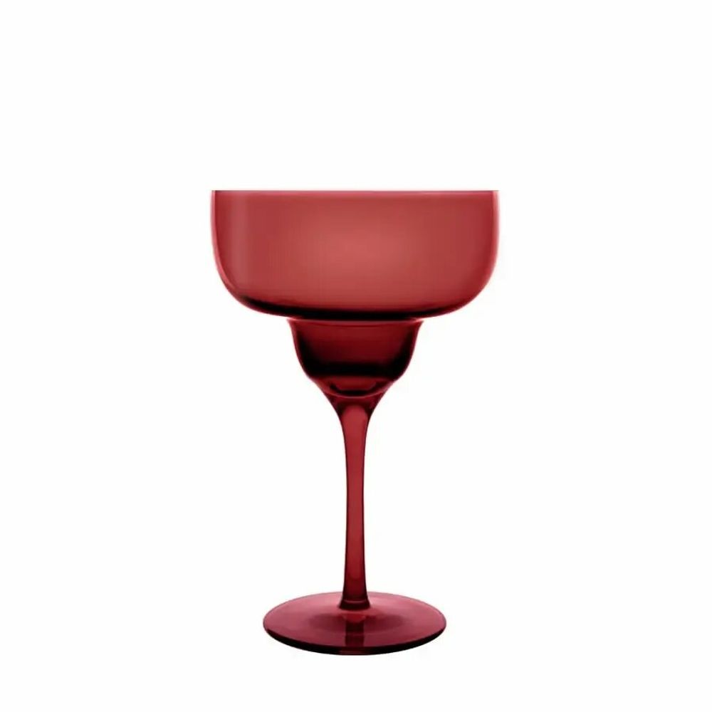 Glass - Vispera Rosal Colored Martini Glass - 1 piece 340 ml - PEKALLA CRISTAL GLASS
