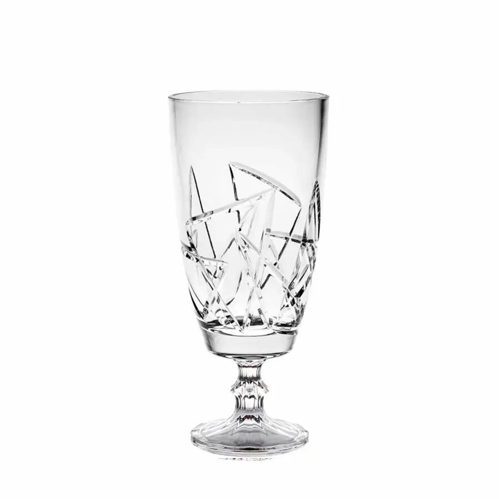 Cristallerie - Vase en cristal sur pied - 36 cm - PEKALLA CRISTAL GLASS