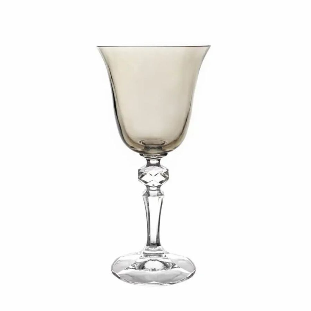 Verres - Kalatina verres à vin en cristal Mokka - 6 pièces 170 ml - PEKALLA CRISTAL GLASS