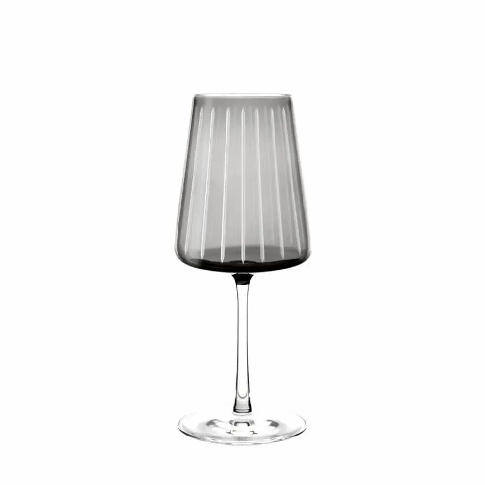 Verres - Vida Linea Verre à vin coloré Gris - 1 pièce 400 ml - PEKALLA CRISTAL GLASS