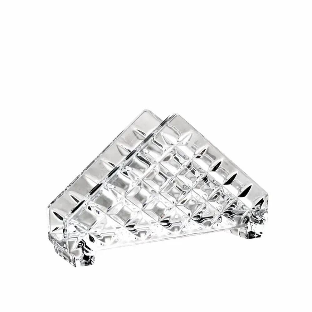Towel racks - Iris Crystal Napkin Holder - PEKALLA CRISTAL GLASS