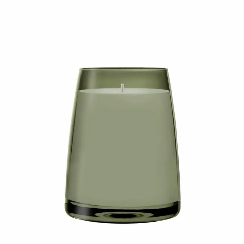 Bougeoirs et photophores - Vispera Verde Bougie parfumée et colorée en soja - PEKALLA CRISTAL GLASS