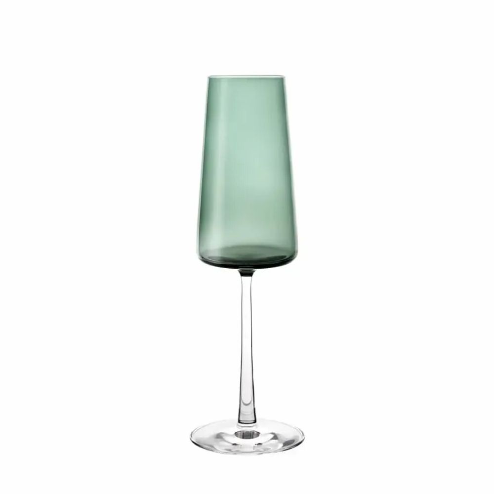 Glass - Vida Colorful Malachit Prosecco Fresca Champagne Glass - 1 piece 240 ml - PEKALLA CRISTAL GLASS
