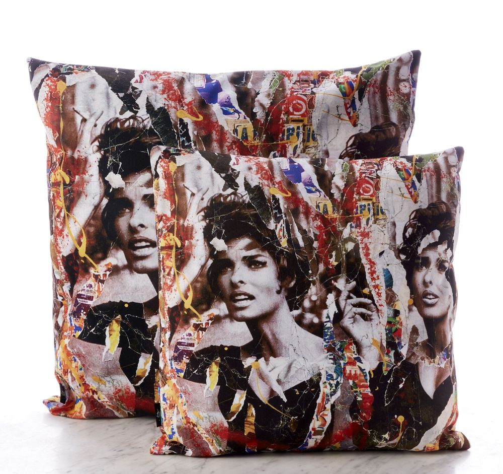 Tissus pour extérieurs - Coussin d'extérieur Linda 45 x 45 - Design by Anne Mondy - ARTDECORIS