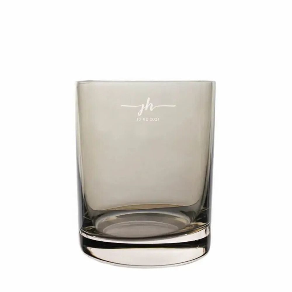 Verres - Kalatina Mokka verres en cristal à eau avec gravure / boissons - 6 pièces 320 ml - PEKALLA CRISTAL GLASS