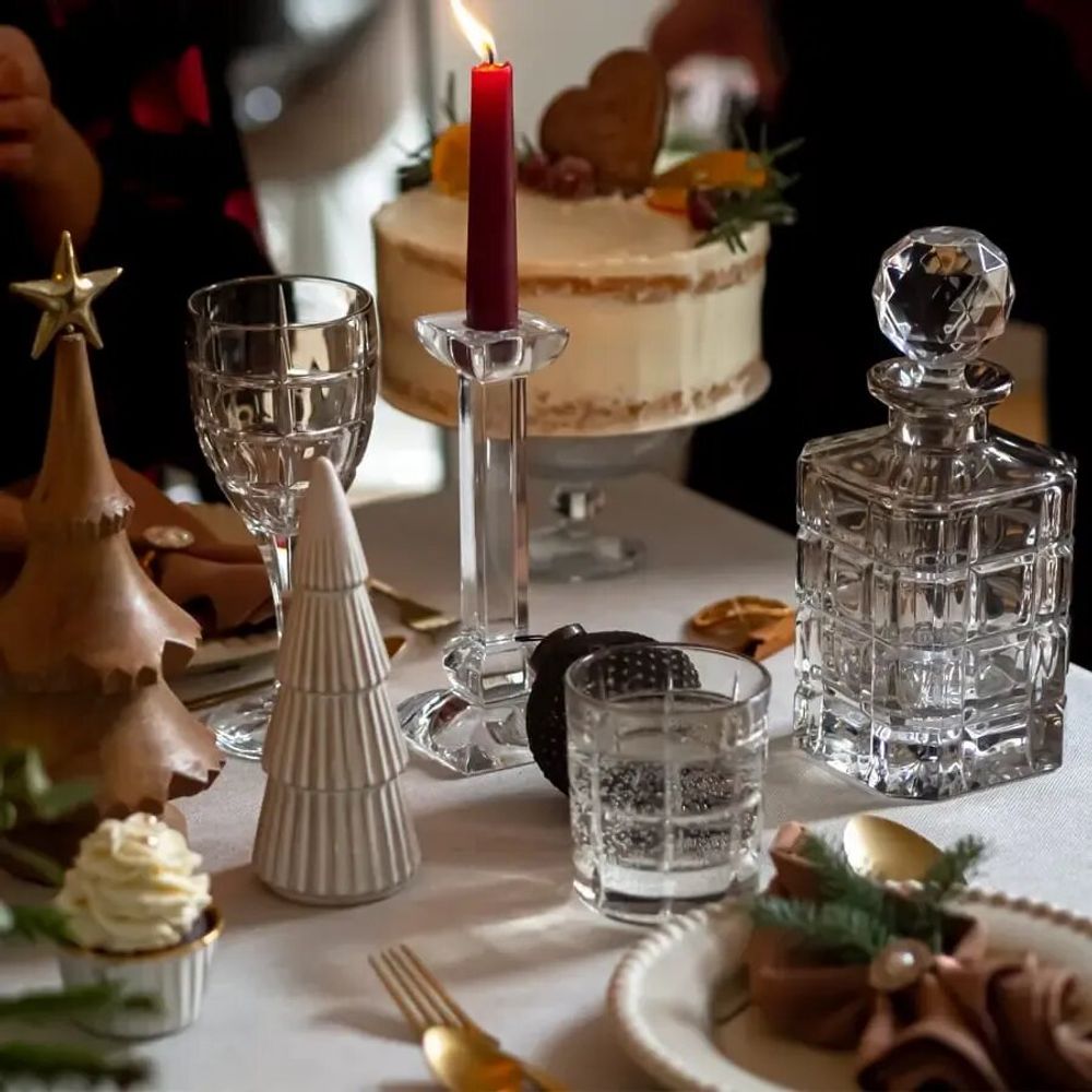 Crystal ware - Vaso II Mokka Crystal Whiskey Glasses - 6 pieces 240 ml - PEKALLA CRISTAL GLASS