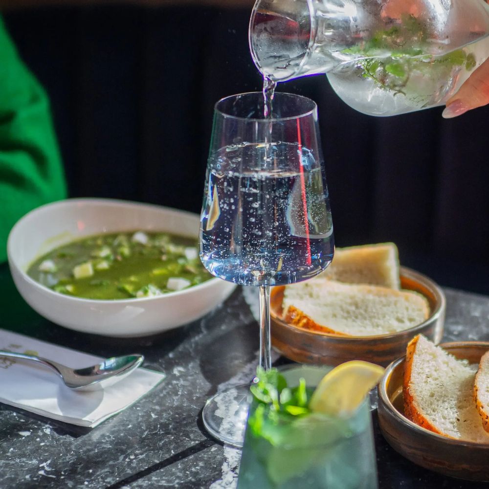 Glass - Vida Mist Colored Wine Glass - 6 pieces 400 ml - PEKALLA CRISTAL GLASS