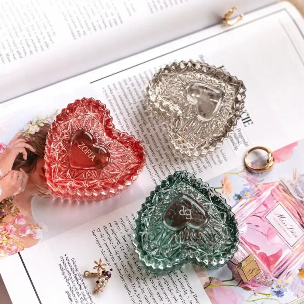 Crystal ware - Salmo Crystal Jewelry Box - PEKALLA CRISTAL GLASS