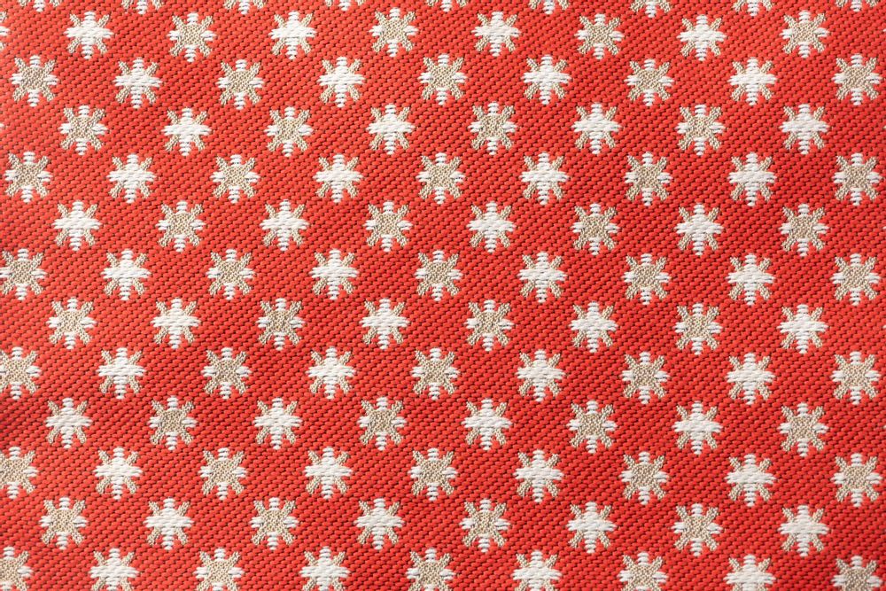 Coussins textile - Coussin d'extérieur Cozip ROUGE ÉTOILÉ | Tissu Elitis - COZIP