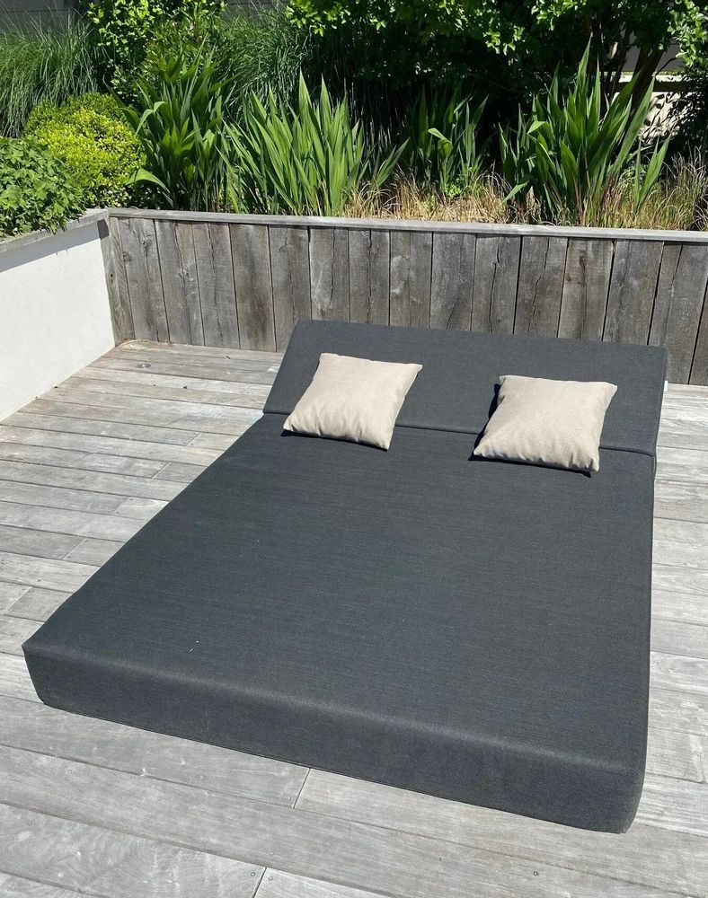 Piscines - Double bed Jung | Lit de piscine COZIP | 180x140xh20 cm - Trapèze h25p40L140 cm - COZIP