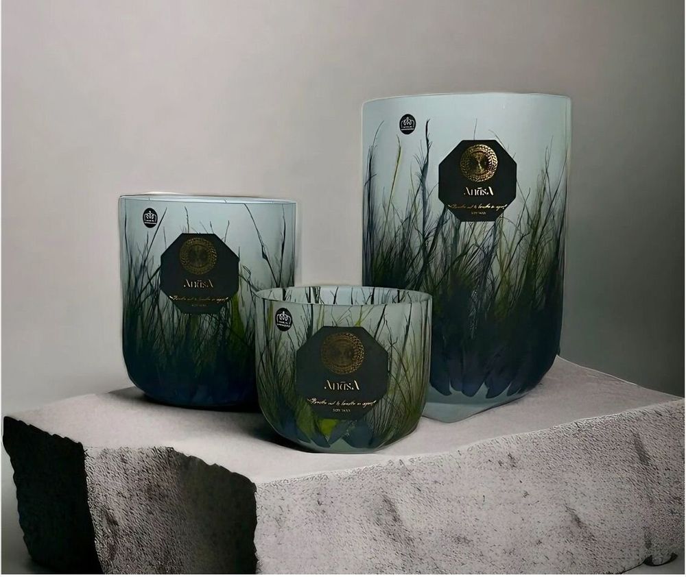 Candles - Handcrafted Luxury Soy Wax Candle - Drias - ANĀSA COLLECTION