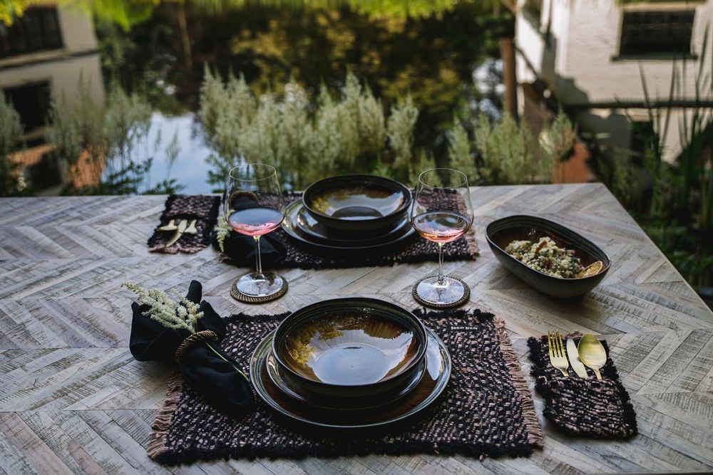 Sets de table - Set de table The Oh My Gee - Cuivre noir - BAZAR BIZAR LIVING