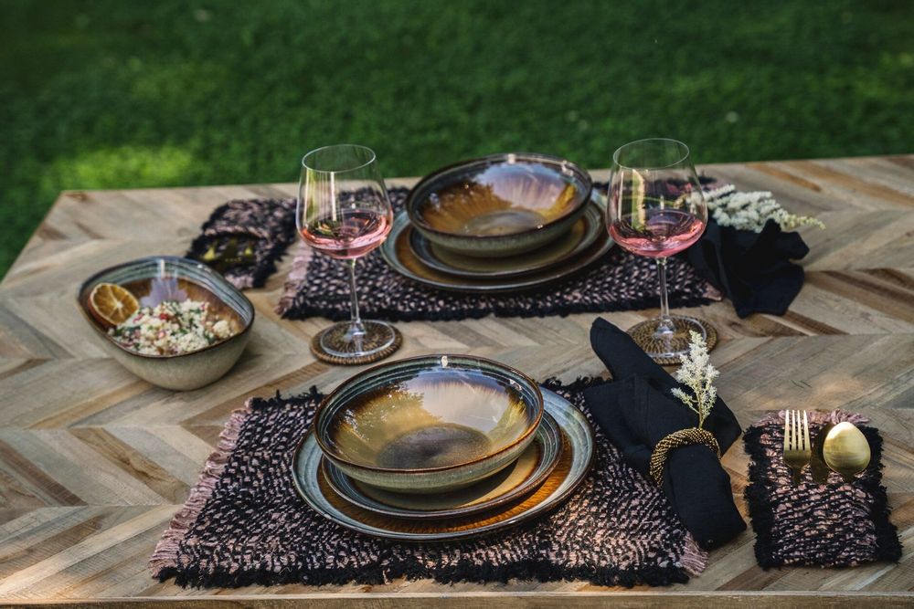 Sets de table - Set de table The Oh My Gee - Cuivre noir - BAZAR BIZAR LIVING