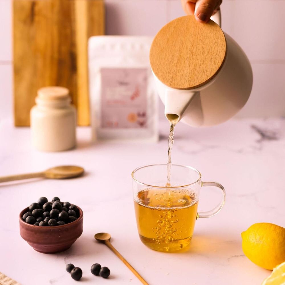 Coffee and tea - Organic Digestion Herbal Tea - Ritual No. 8 - BULK - 60 g = 40 cups mi - PRÈS DES REINES