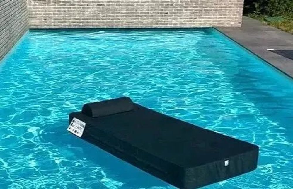 Pools - JULIET | PoolBed Anthracite COZIP | 180x70xh18 cm - COZIP