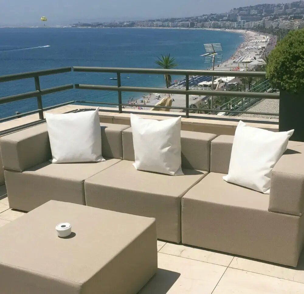 Sofas - SERENA | COZIP outdoor armchair | 80x80, seat 38, backrest 25 cm - COZIP