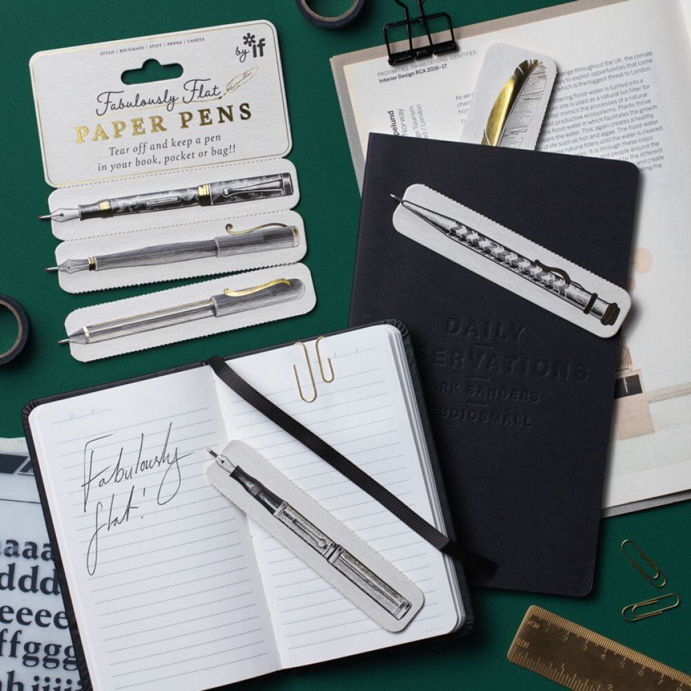 Stationery - FABULOUSLY FLAT PAPER PENS - CATWALK BARCELONA
