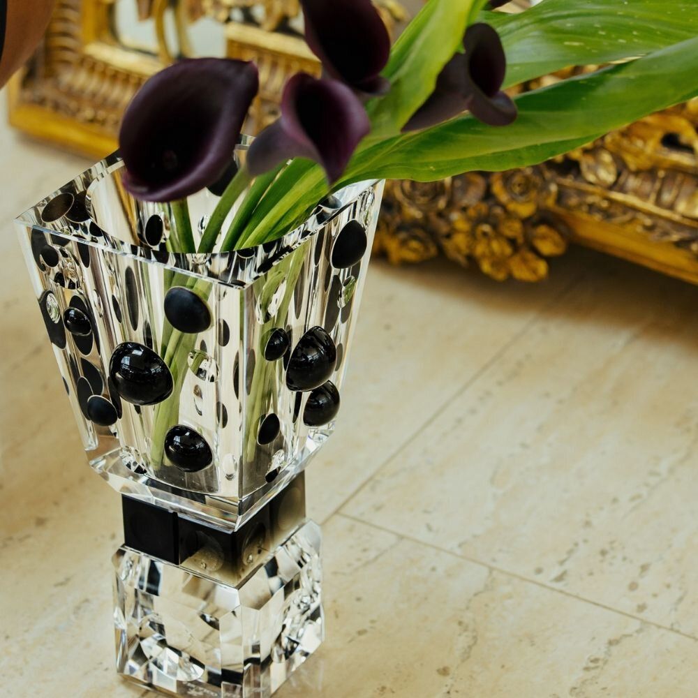 Crystal ware - Ellipses Crystal Vase - ARCAICO