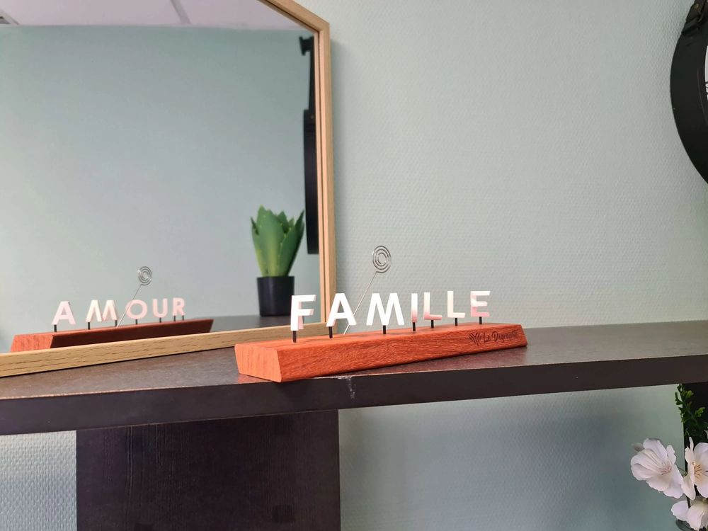 Design objects - Famille - Amour - LE DIGRAPHE