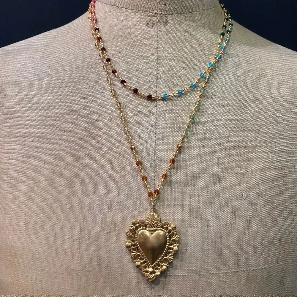 Bijoux - Collier double/long Roméo - Perles - FASCINATO