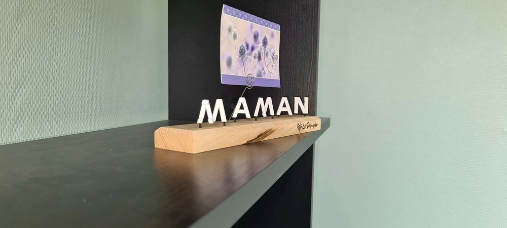 Sculptures, statuettes et miniatures - MAMAN - JE T AIME - LE DIGRAPHE