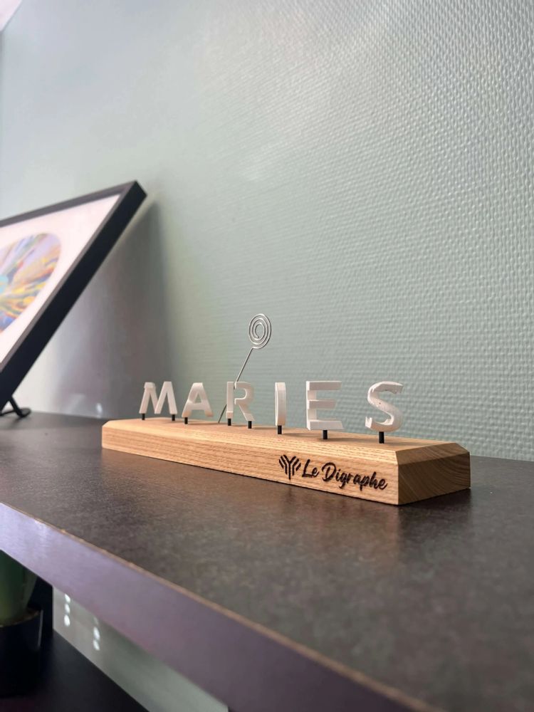 Cadeaux - Digraphe Table des - mariés - LE DIGRAPHE
