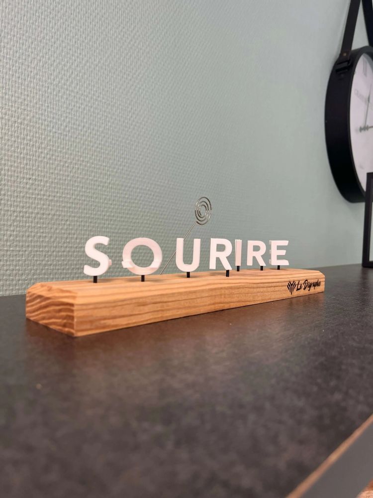 Objets design - Digraphe Sourire - À la vie - LE DIGRAPHE